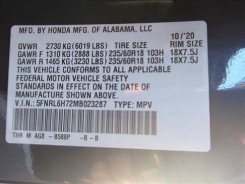 Used 2021 Honda Odyssey EX-L image 26