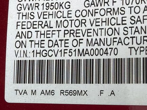 Used 2021 Honda Accord EX-L image 33