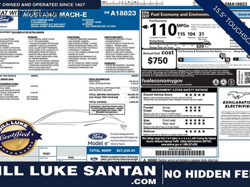 Used 2025 Ford Mustang Mach-E Premium RWD image 1