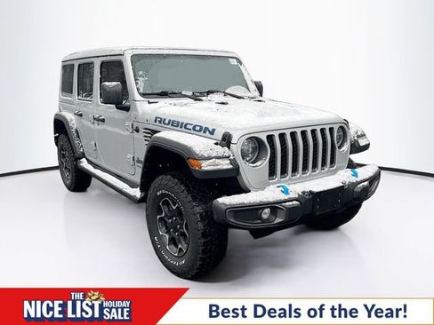 Used 2022 Jeep Wrangler Unlimited Rubicon 4xe w/ Cold Weather Group image 1