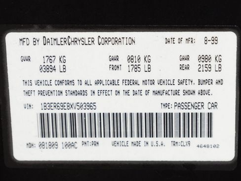 Used 1999 Dodge Viper GTS RWD image 69