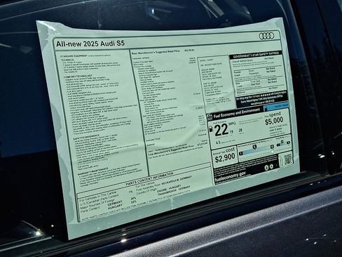 New 2025 Audi S5 Premium Plus image 19