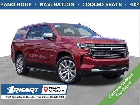 Used 2021 Chevrolet Tahoe Premier w/ Premium Package AWD/4WD image 1