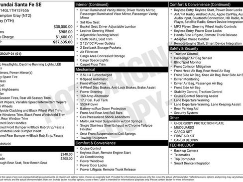 Certified 2026 Hyundai Santa Fe SE image 30