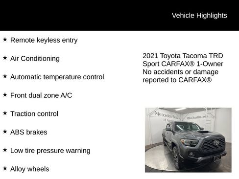 Used 2021 Toyota Tacoma TRD Sport image 6
