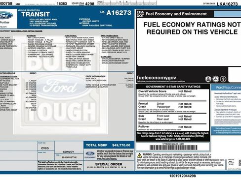 Used 2020 Ford Transit 250 148 High Roof AWD image 25