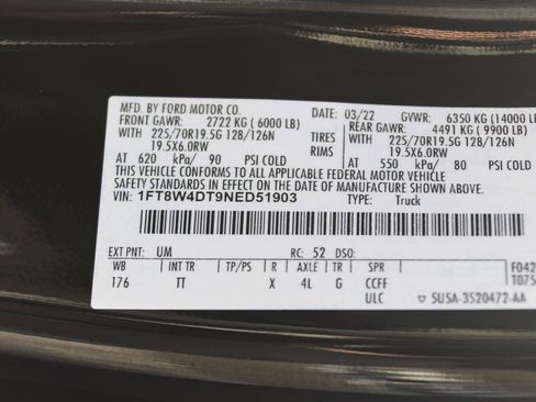 Used 2022 Ford F450 Limited w/ FX4 Off-Road Package image 20