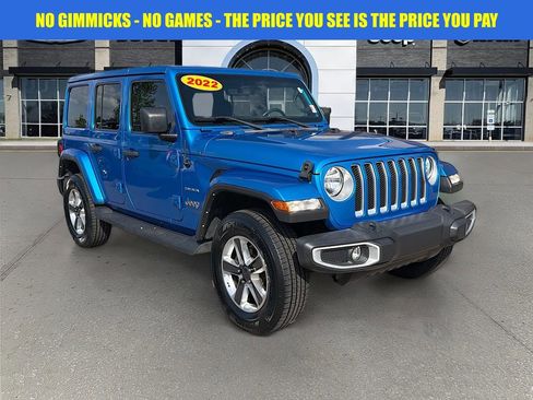 Used 2022 Jeep Wrangler Unlimited Sahara AWD/4WD image 1