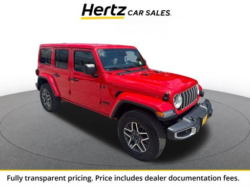 Used 2025 Jeep Wrangler Unlimited Sahara AWD/4WD image 1