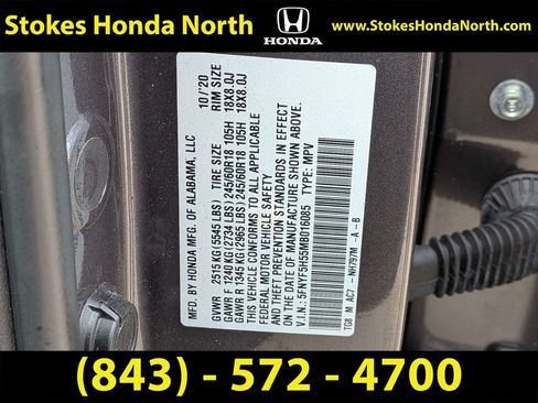 Certified 2021 Honda Pilot EX-L image 7