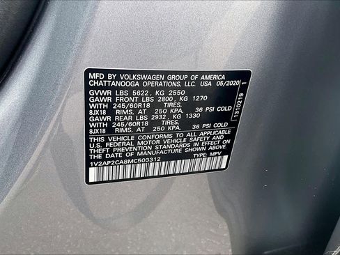 Used 2021 Volkswagen Atlas S FWD image 33