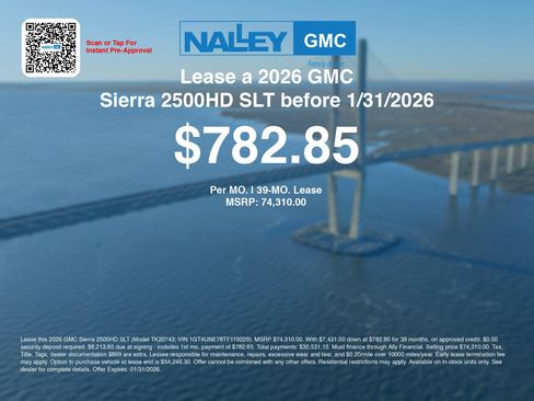 New 2026 GMC Sierra 2500 SLT w/ SLT Premium Package image 3