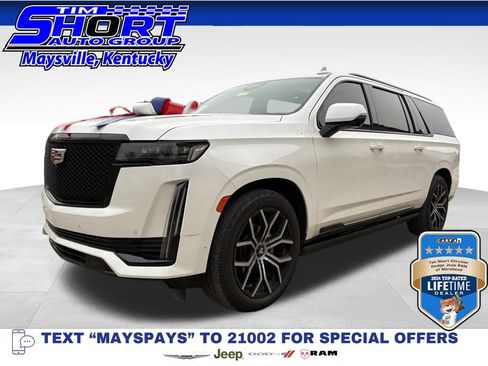 Used 2021 Cadillac Escalade ESV Sport w/ Driver Assist Tech Package image 1