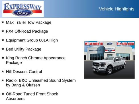 Used 2022 Ford F150 King Ranch w/ Equipment Group 601A High AWD/4WD image 2