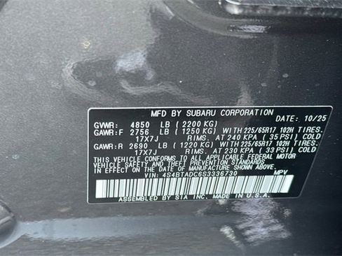 New 2025 Subaru Outback Premium image 24