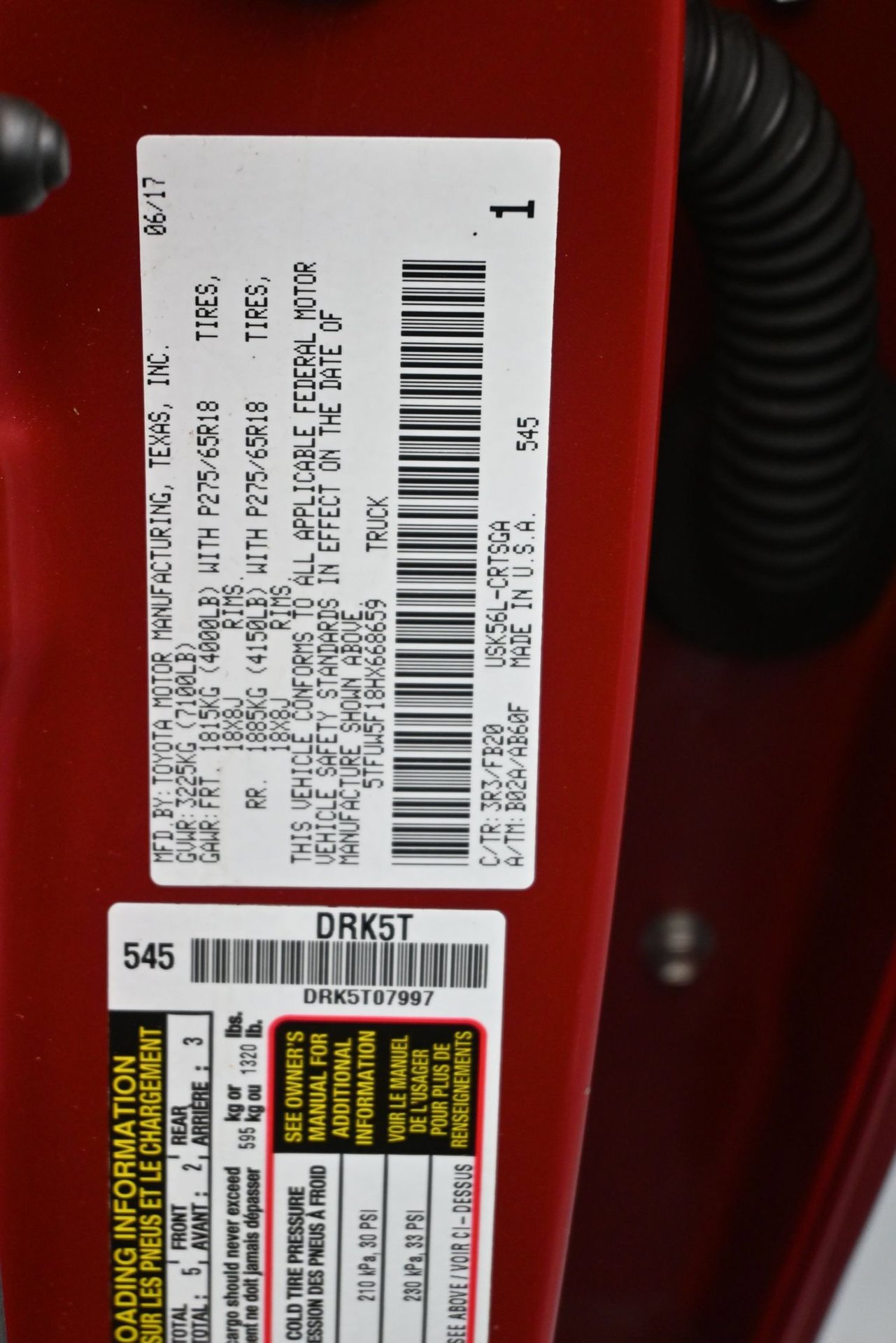 Used 2017 Toyota Tundra SR5 w/ TRD Off Road Package AWD/4WD image 23