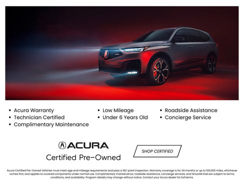 Certified 2025 Acura TLX w/ Technology Package FWD image 1