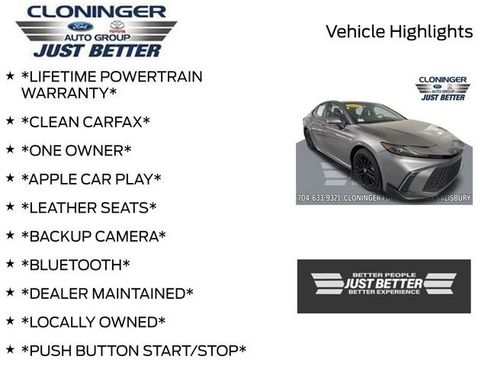 Used 2025 Toyota Camry SE w/ Convenience Package image 3