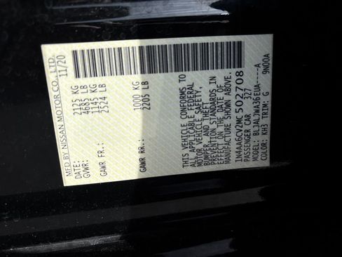 Used 2021 Nissan Maxima 3.5 SV w/ Floor Mat Group image 32