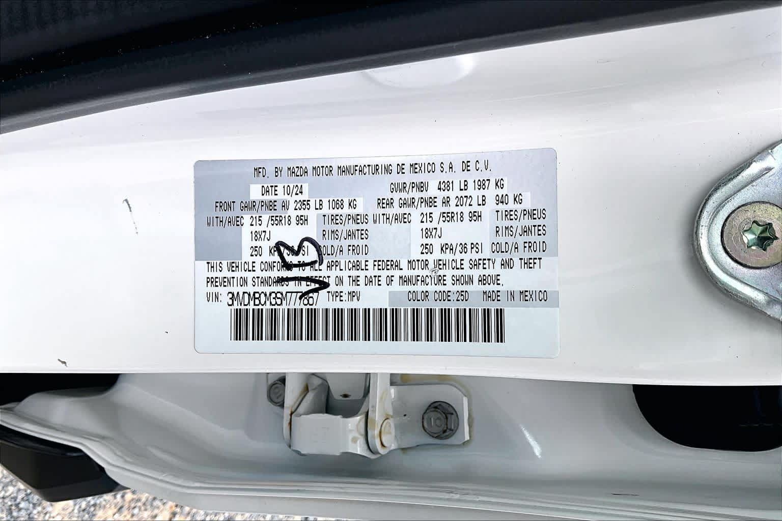 Used 2025 MAZDA CX-30 AWD 2.5 S w/ Preferred Package image 34