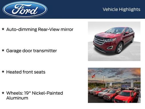 Used 2017 Ford Edge Titanium w/ Technology Package FWD image 12