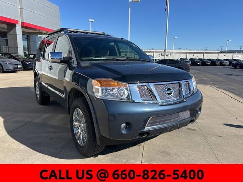 Used 2015 Nissan Armada Platinum w/ 2nd Row Captain Seat Package image 3
