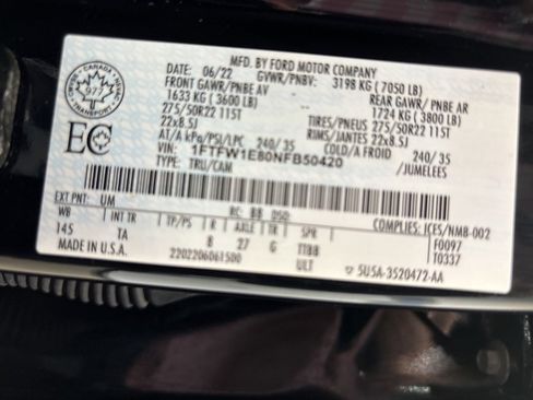 Used 2022 Ford F150 Limited image 29