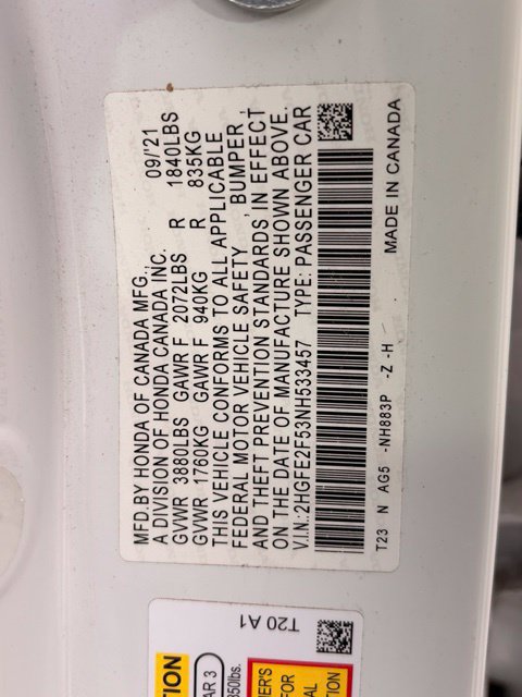 Used 2022 Honda Civic Sport image 20