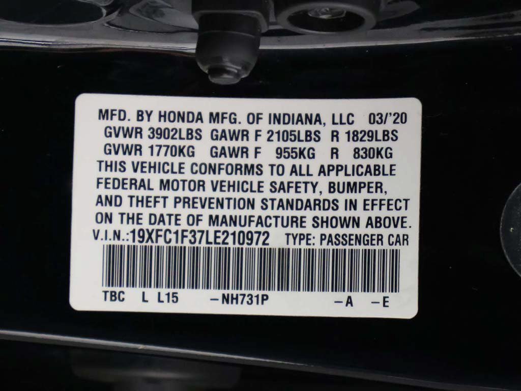 Used 2020 Honda Civic EX image 52