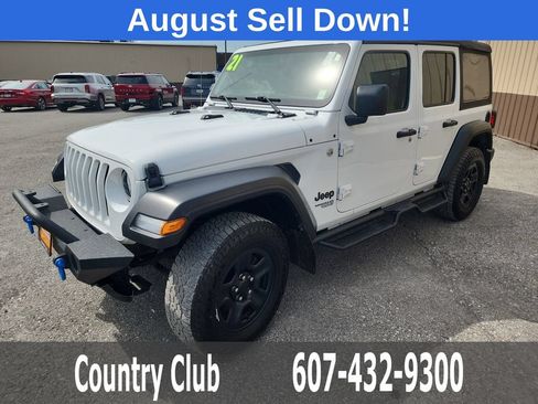 Used 2021 Jeep Wrangler Unlimited Sport AWD/4WD image 3