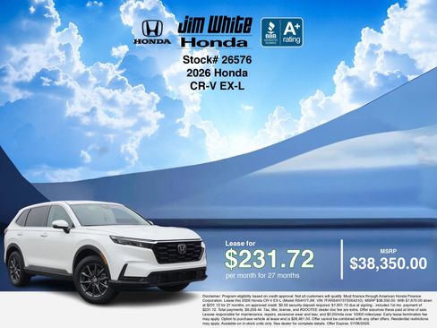New 2026 Honda CR-V EX-L image 3