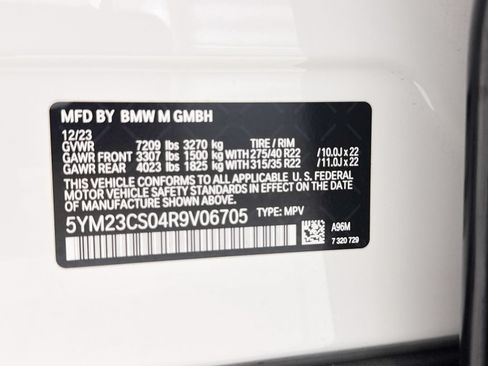 Used 2024 BMW XM AWD/4WD image 60