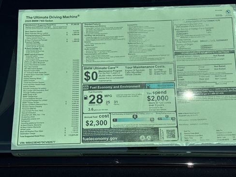 New 2025 BMW 740i image 30