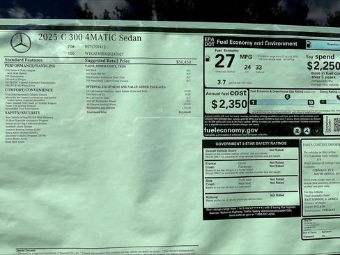 Used 2025 Mercedes-Benz C 300 C 300 image 26