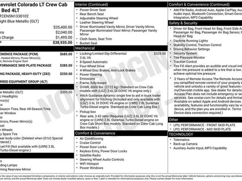 Used 2022 Chevrolet Colorado LT w/ LT Convenience Package AWD/4WD image 3