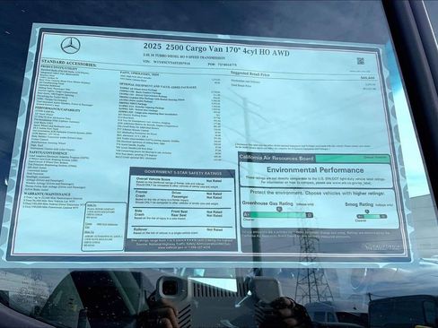 New 2025 Mercedes-Benz Sprinter 2500 image 19