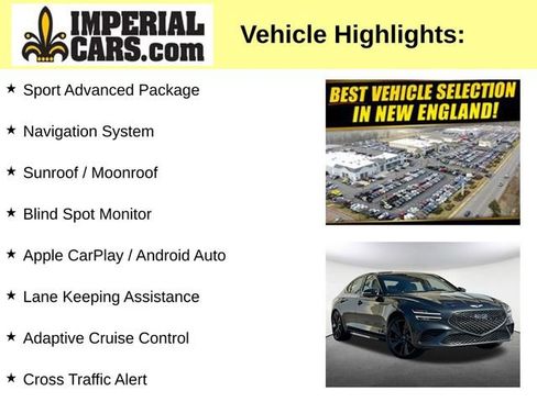 Used 2023 Genesis G70 3.3T w/ Sport Advanced Package AWD/4WD image 6