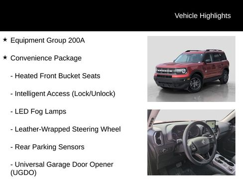 Used 2023 Ford Bronco Sport Big Bend w/ Convenience Package image 6