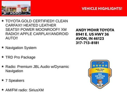 Certified 2023 Toyota Tacoma TRD Pro AWD/4WD image 2