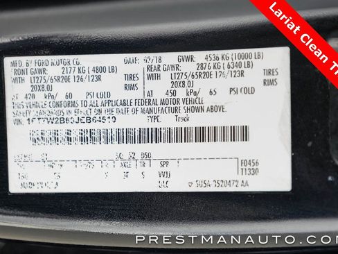 Used 2018 Ford F250 Lariat w/ Chrome Package image 50