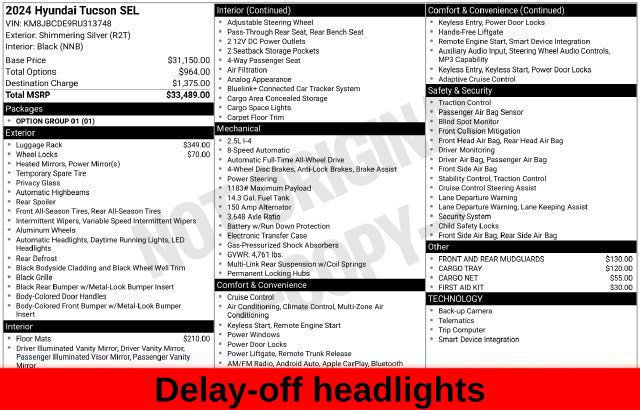 Used 2024 Hyundai Tucson SEL AWD/4WD image 42