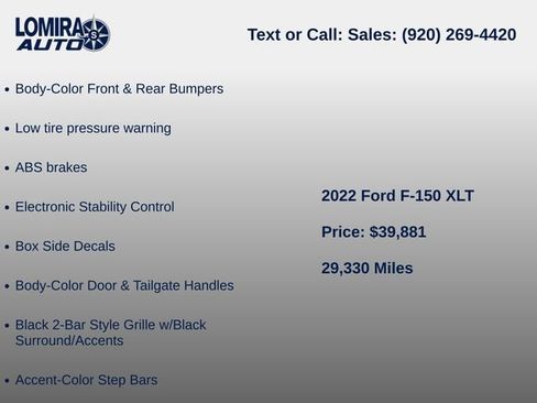 Used 2022 Ford F150 XLT w/ Equipment Group 301A Mid AWD/4WD image 10