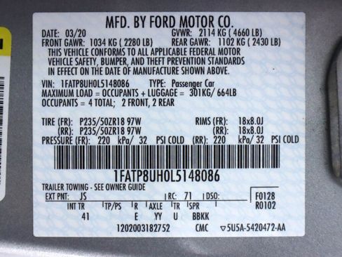 Used 2020 Ford Mustang Premium RWD image 41