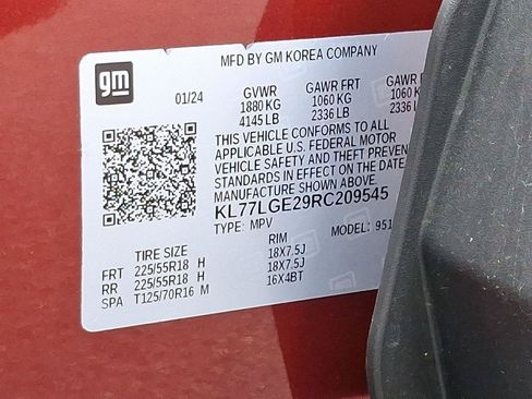 Used 2024 Chevrolet Trax RS w/ Driver Confidence Package FWD image 27
