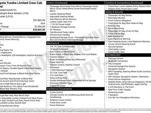 Certified 2026 Toyota Tundra Limited AWD/4WD image 26