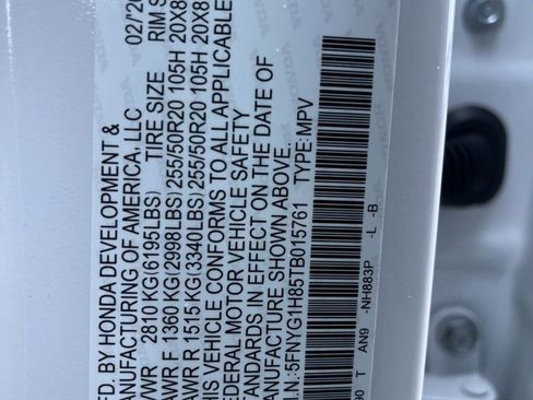 New 2026 Honda Pilot Elite image 5