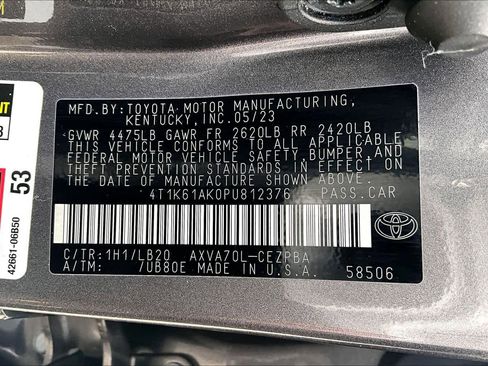 Used 2023 Toyota Camry XSE FWD image 32