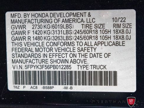 Used 2023 Honda Ridgeline RTL image 46