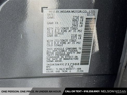 New 2026 Nissan Pathfinder Platinum image 34