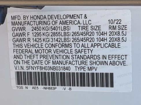 Used 2022 Honda Passport Elite image 28